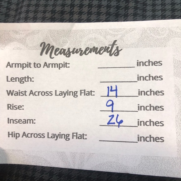 Chico’s Women’s Pant Pull On Black/Gray Houndstooth Tapered Leg Pockets - Picture 10 of 10